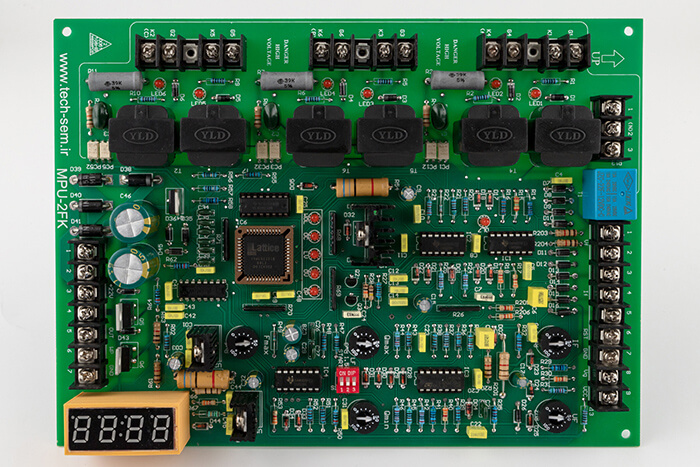 برد کنترل کننده اصلی کوره های القایی 3 فاز